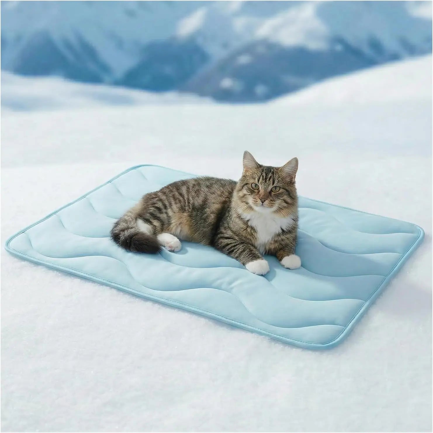Ultimate Comfort for Your Pets: 30"X20" Dog Cooling Mat - Self-Cooling Technology for Large Dogs & Cats, Perfect for Indoor/Outdoor Use!