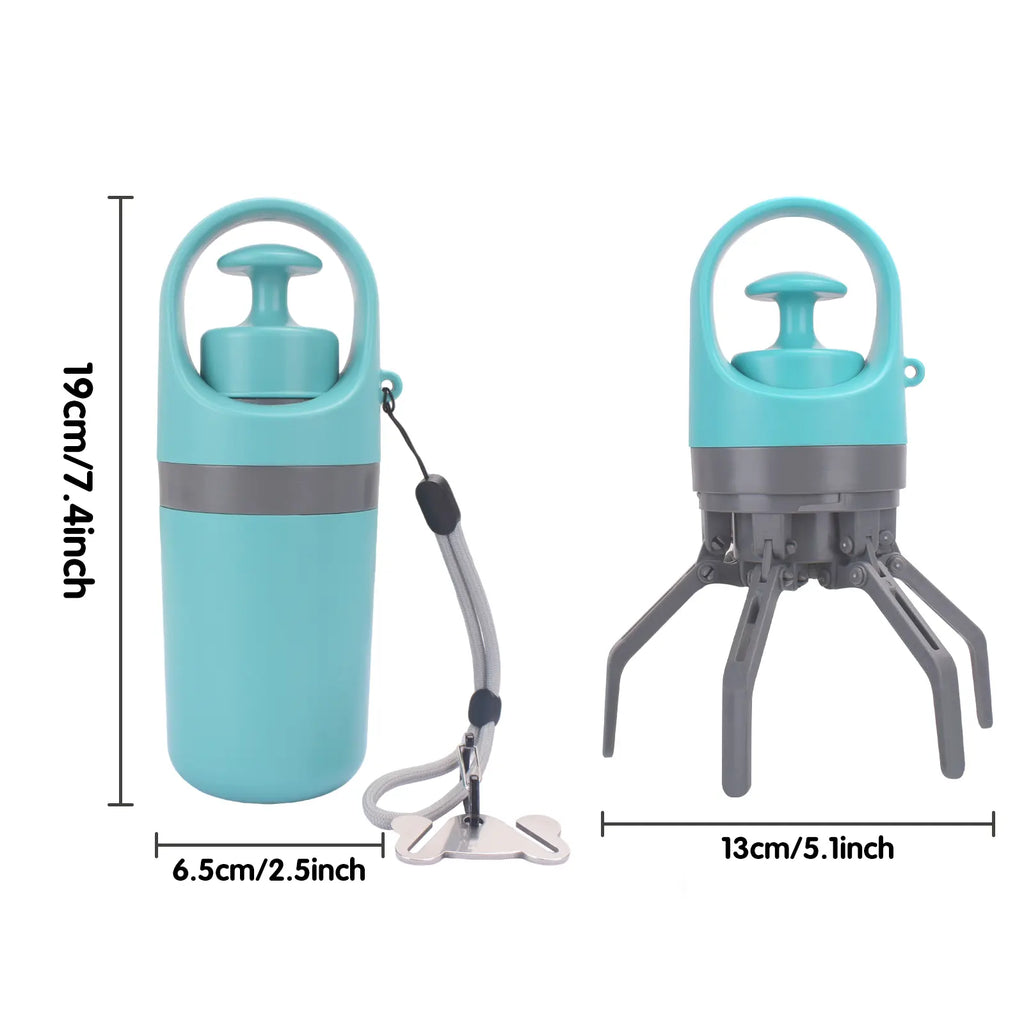 GOYJOY Portable Dog Poop Scooper - Essential Travel Waste Bag Dispenser for Small & Large Dogs
