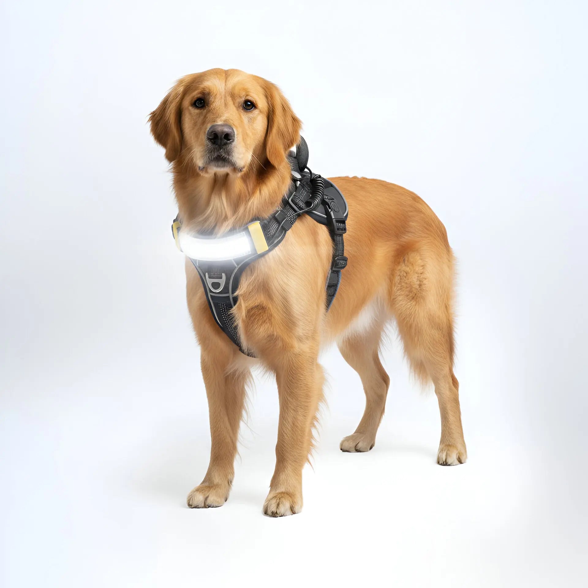 Illuminate Your Walks with the Lumi One Dog Harness - 1000-Lumen LED Light, USB-C Rechargeable, Adjustable Fit for Every Breed & Size - 2025's Top Choice for Pet Safety!