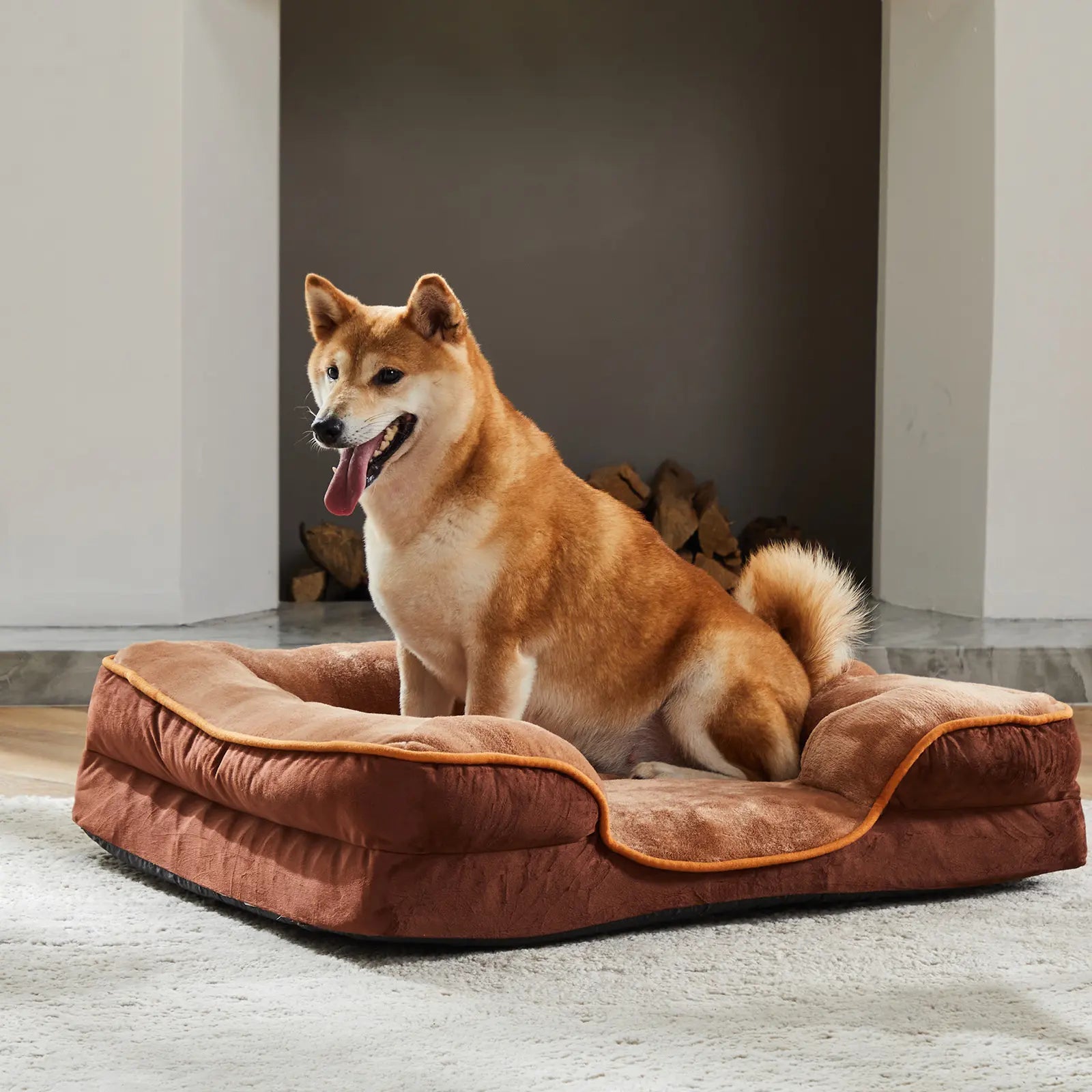 Ultimate Orthopedic Memory Foam Dog Bed for Large Breeds - Joint Relief & Comfort, Washable Cover, Non-Slip Base, Waterproof Design
