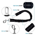 2-Pack Pet Dog & Cat Seat Belts for Cars, Adjustable Safety Leash/Harness Compatible with Vehicle Headrests